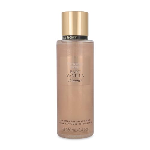 Victoria's Secret Bare Vanilla Shimmer Fragrance Mist, Whipped Vanilla and Soft Cashmere, 250 ml