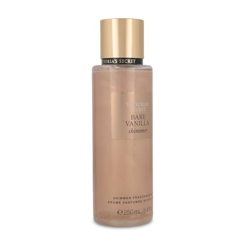 Victoria's Secret Bare Vanilla Shimmer Fragrance Mist, Whipped Vanilla and Soft Cashmere, 250 ml