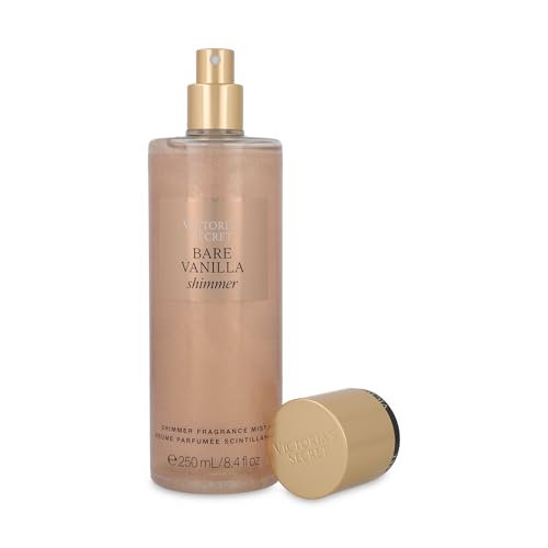 Victoria's Secret Bare Vanilla Shimmer Fragrance Mist, Whipped Vanilla and Soft Cashmere, 250 ml