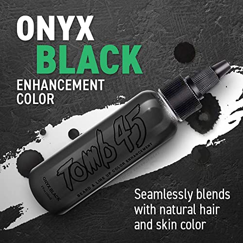 Tomb 45 Onyx Black Enhancement | Hair & Beard Filler Spray | Water Resistant | Thicker & Fuller Hairstyling | Men’s Grooming