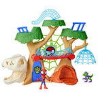 SPIDEY AND HIS AMAZING FRIENDS Marvel Dino-Webs Treehouse Super Hero Playset