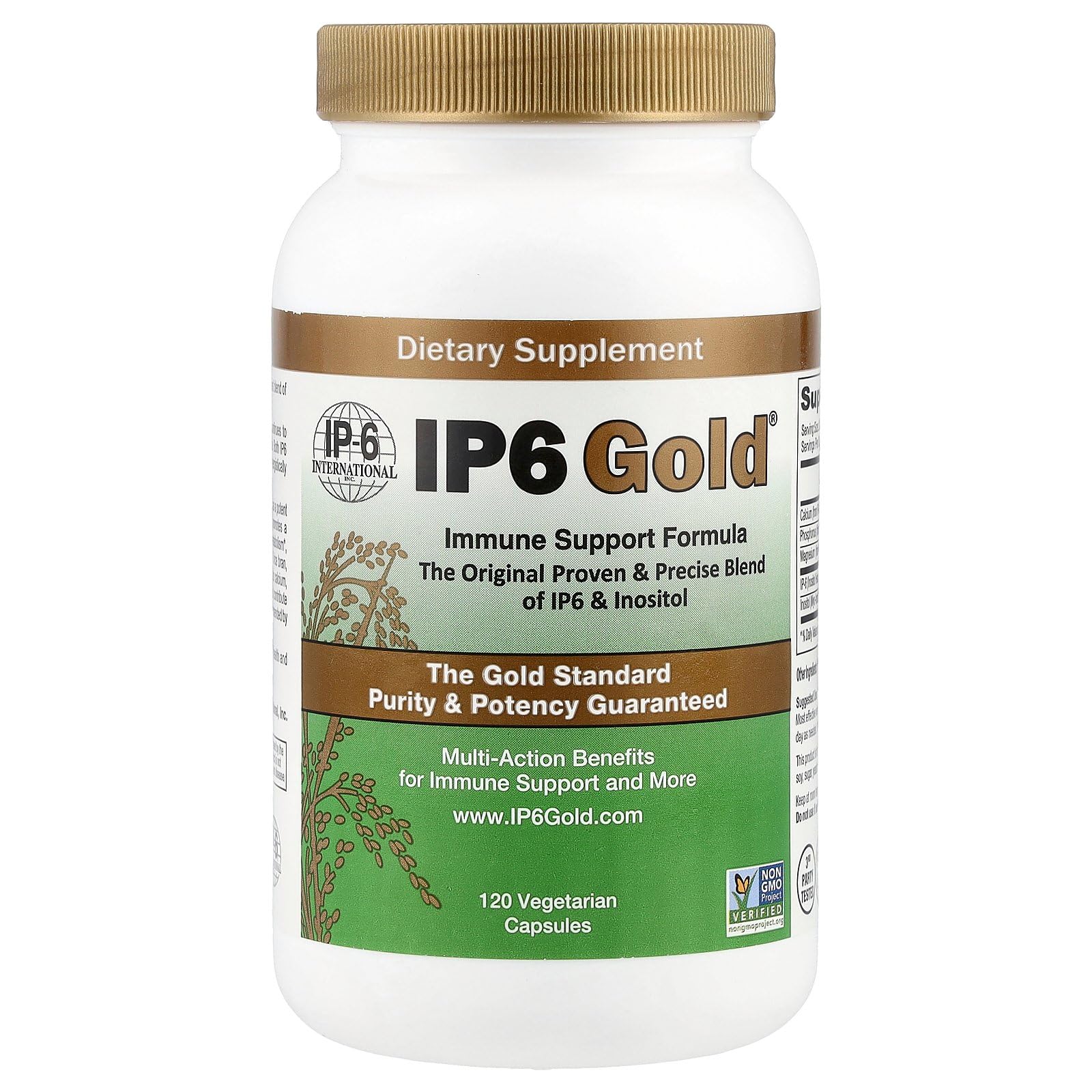 IP-6 Gold, Immune Support Formula, 120 Veggie Caps