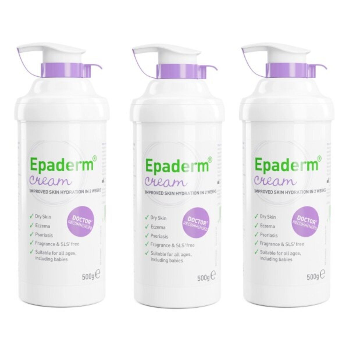 Epaderm Moisturising 2-in-1 Cream for Dry Skin 50g