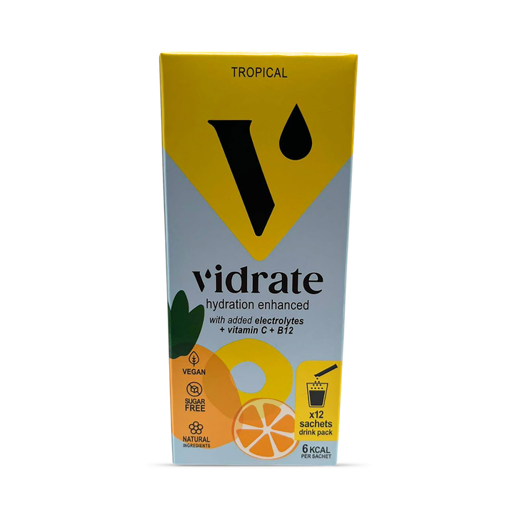 ViDrate Hydration Electrolyte Sachets Tropical - 12 Sachets